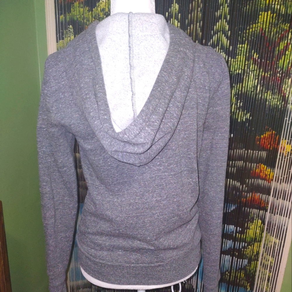 Women's Pink zip up hooded sweatshirt